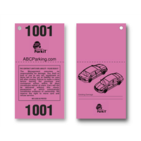 Design It Yourself 2 Part Valet Tickets