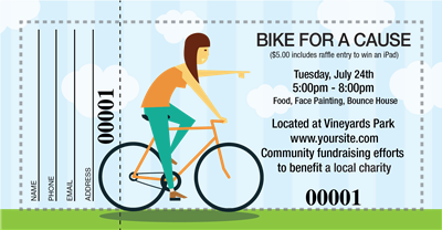 Bike For A Cause Raffle Tickets