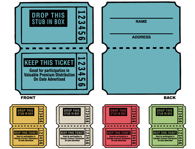 Double Roll Tickets - Small Keep This Coupon