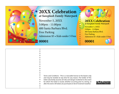Celebration Tickets