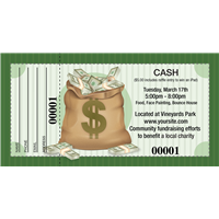 Cash Prize Raffle Tickets