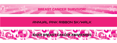 Pink Ribbon Wristbands
