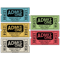 Single Folded Tickets - Admit One